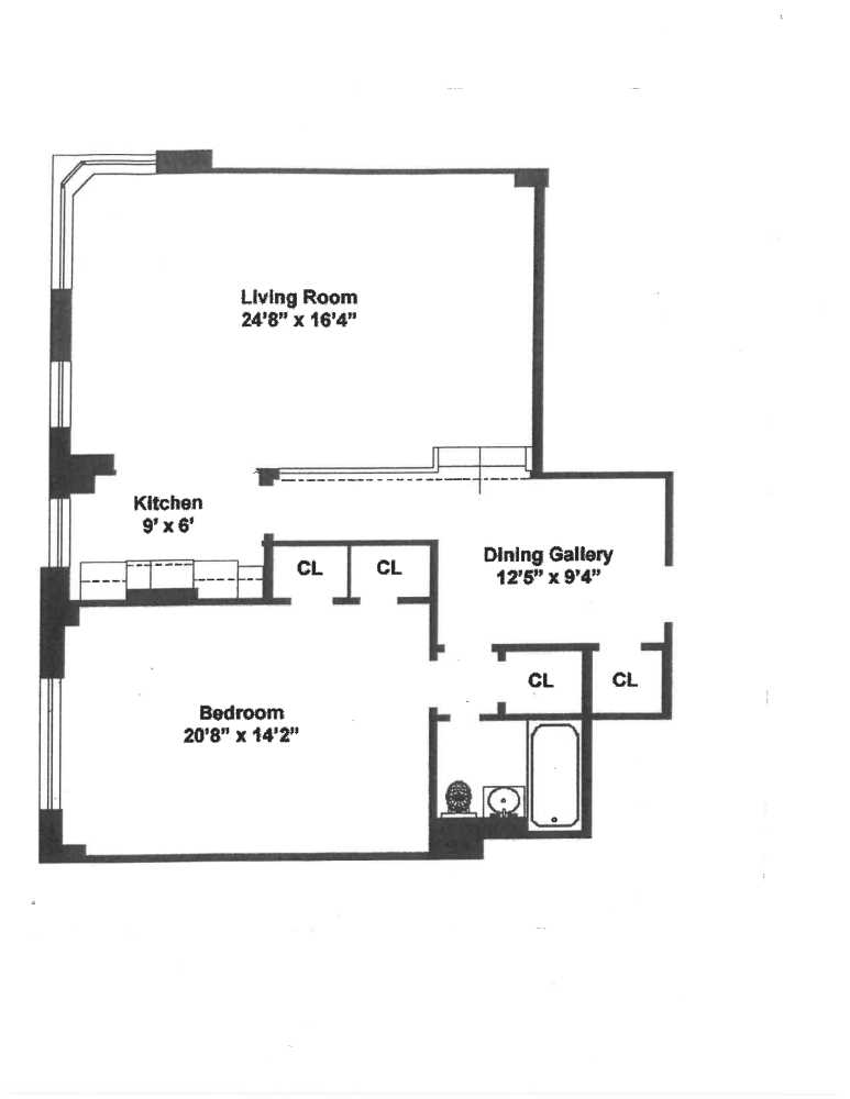 Floorplan for 20 East 35th Street, 11C