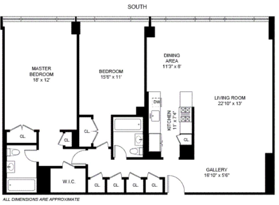 Floorplan for 315 West 70th Street, 8-K