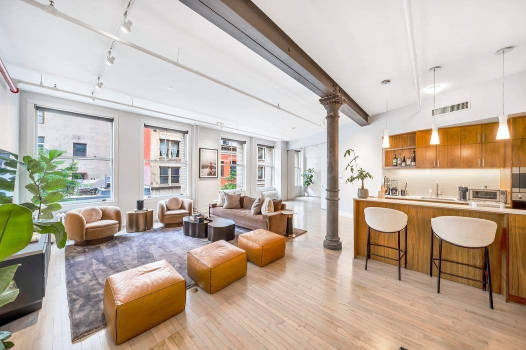139 Spring Street 3B, Soho, Downtown, NYC - 2 Bedrooms  
2 Bathrooms  
6 Rooms - 