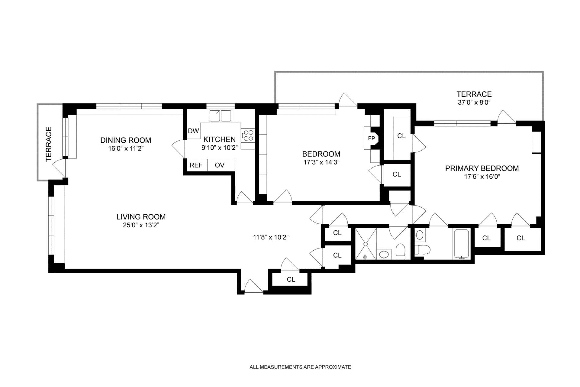 Floorplan for 25 Sutton Place, PHP