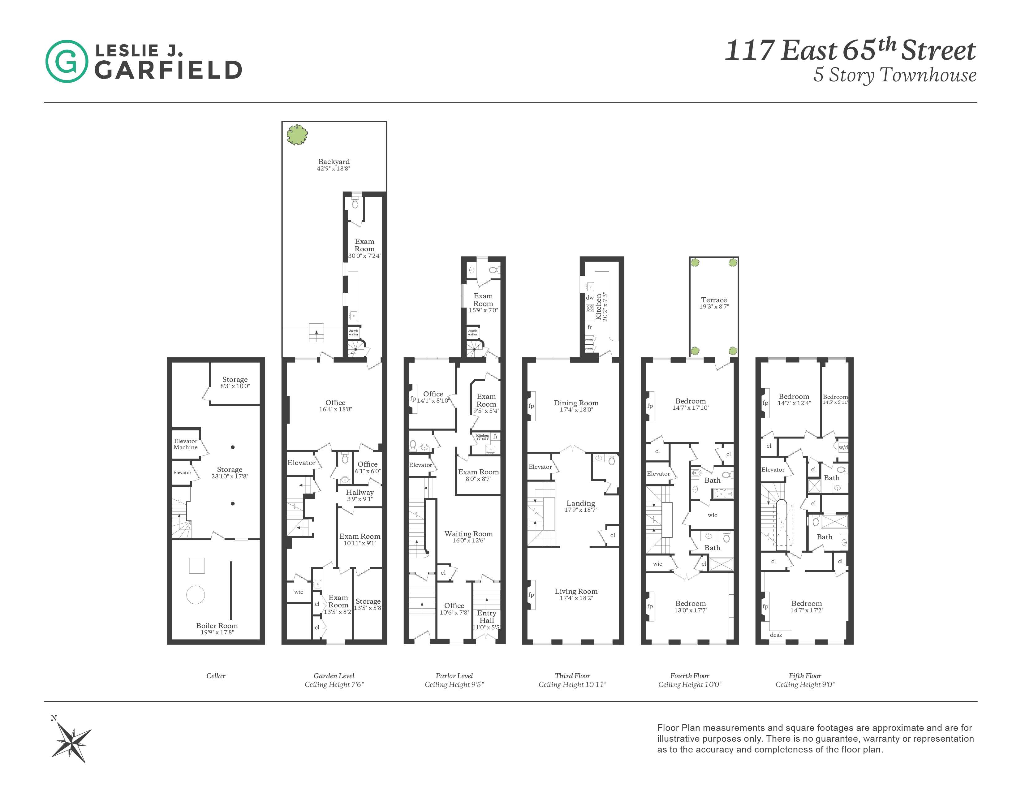 Floorplan for 117 East 65th Street, HOUSE