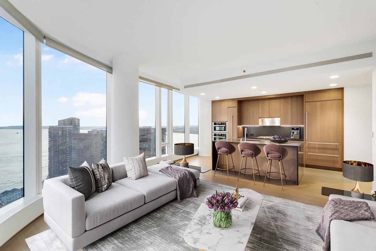 50 West Street 49-B, Financial District, Downtown, NYC - 2 Bedrooms  
2.5 Bathrooms  
4 Rooms - 