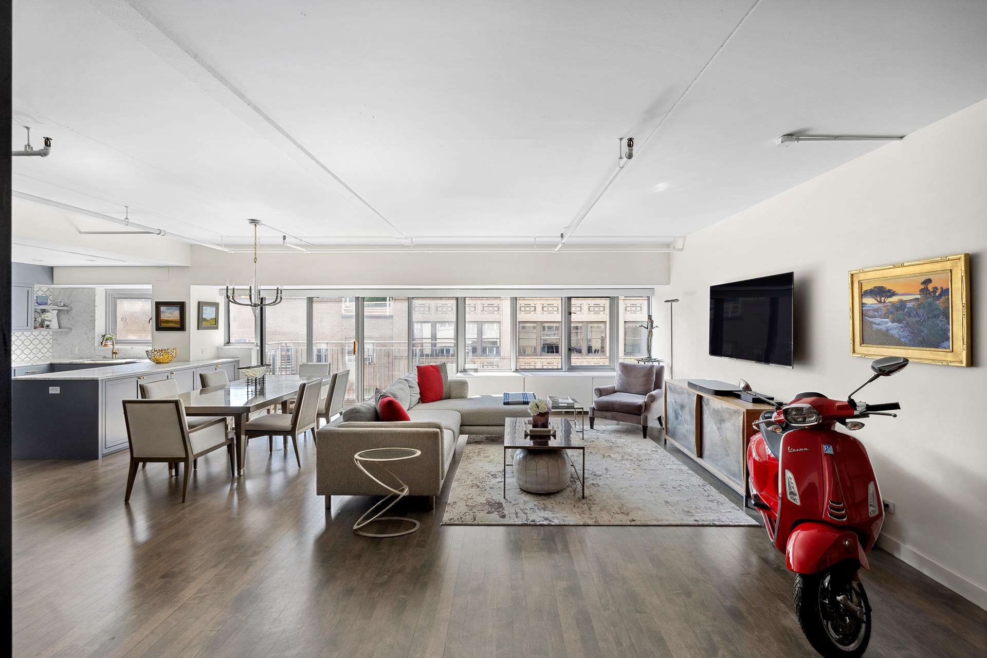 217 West 19th Street 6S, Chelsea, Downtown, NYC - 3 Bedrooms  
2 Bathrooms  
5 Rooms - 
