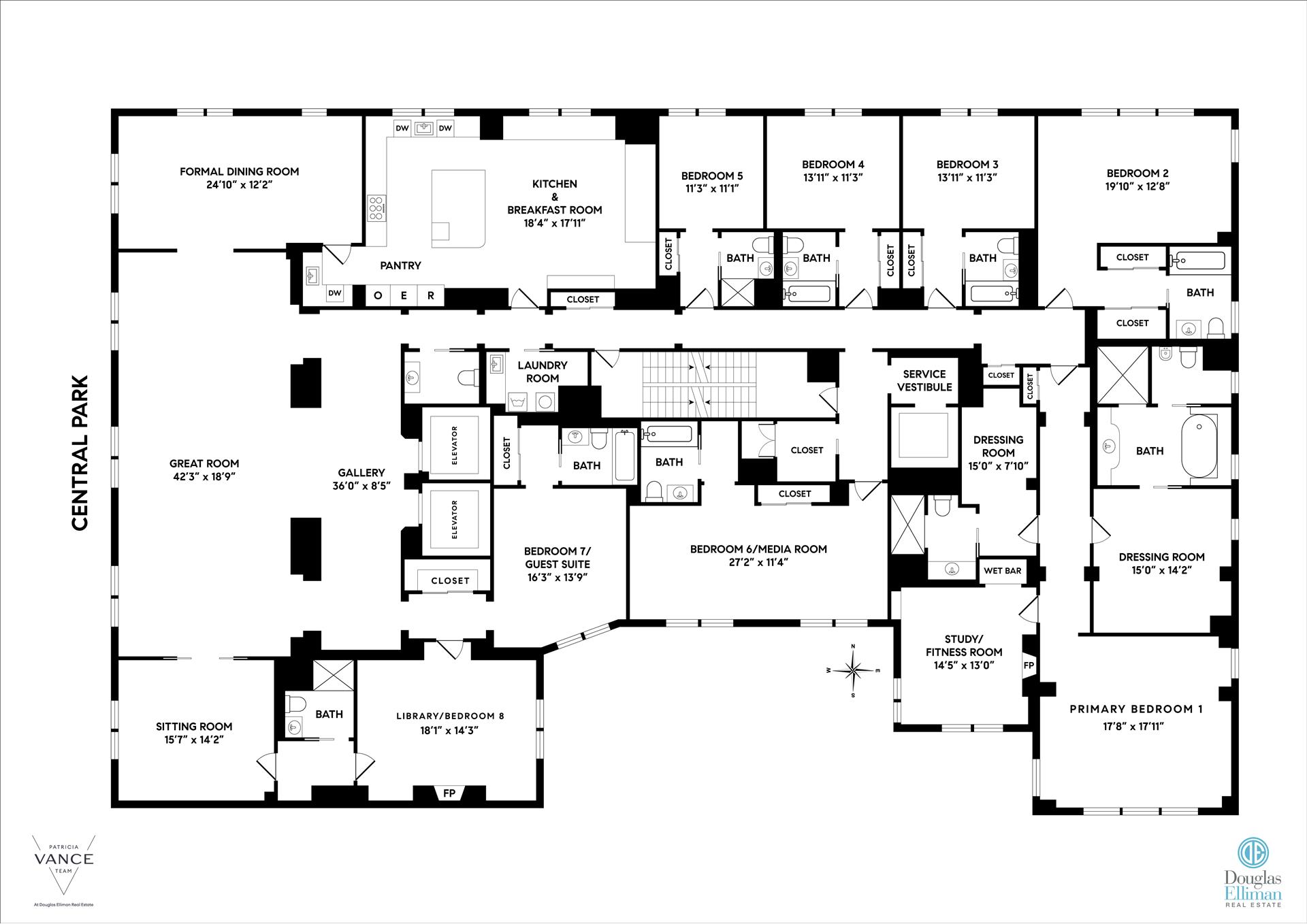 Floorplan for 995 5th Avenue, 16