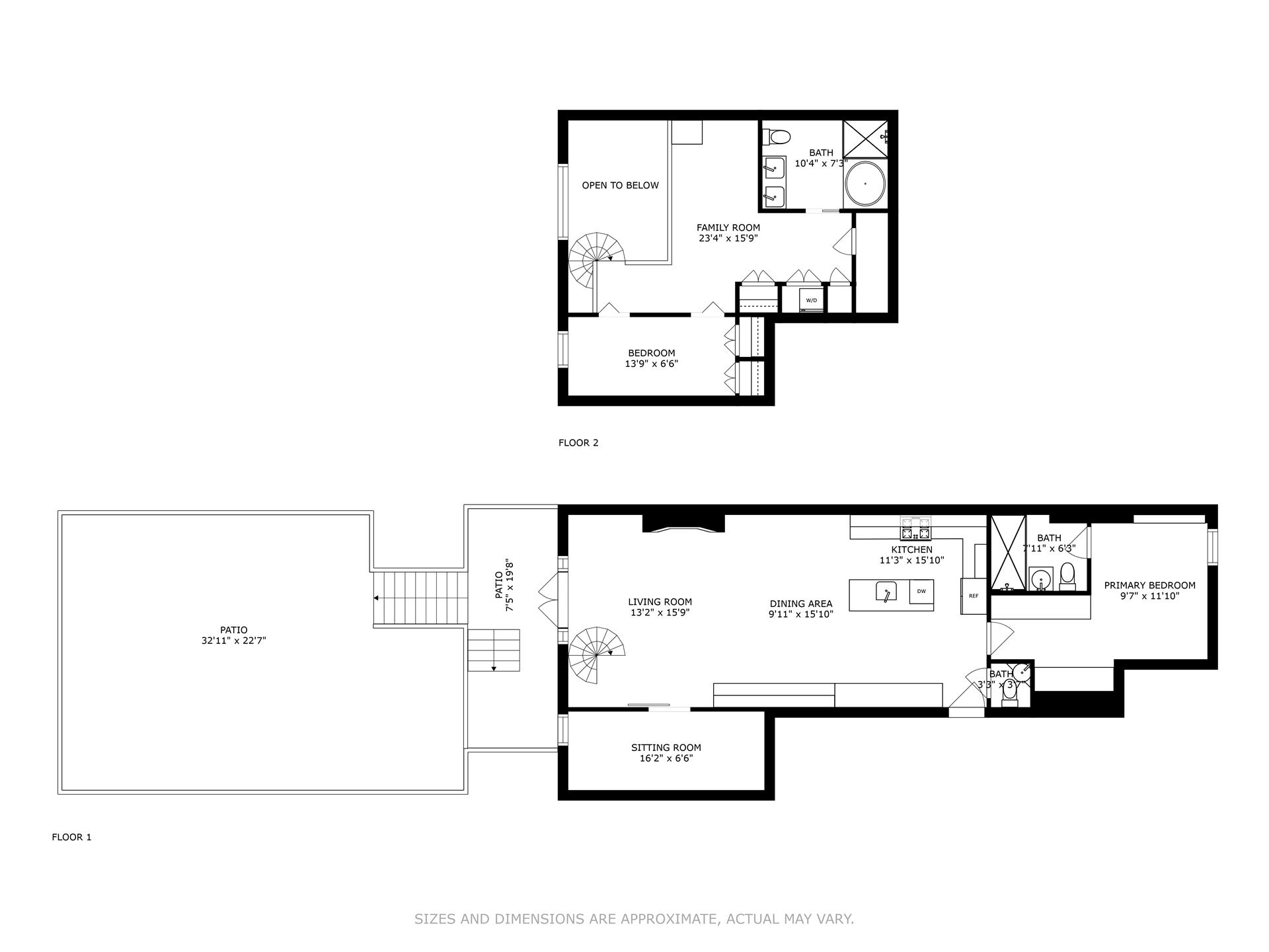 Floorplan for 442 West 23rd Street, A