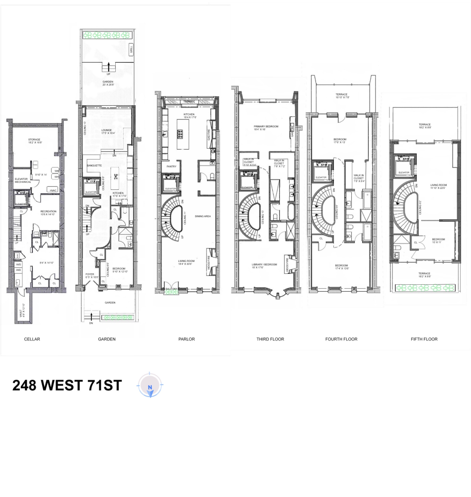 Floorplan for 248 West 71st Street