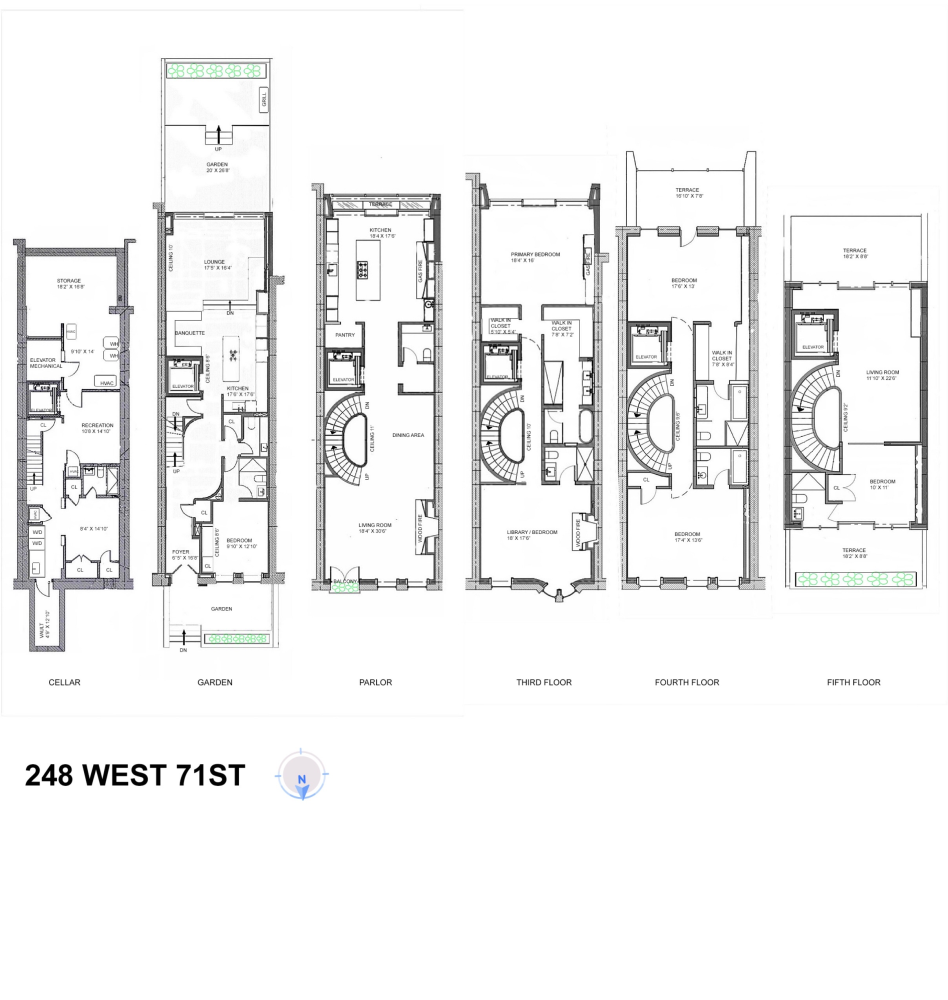 248 W 71ST Street, New York, NY 10023, 6 Bedrooms Bedrooms, 15 Rooms Rooms,8 BathroomsBathrooms,Residential,For Sale,71ST,RPLU-33422469984