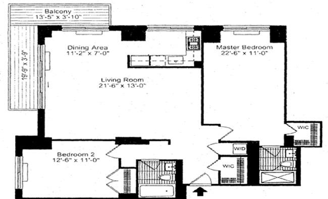 Floorplan for 515 East 72nd Street, 29-D