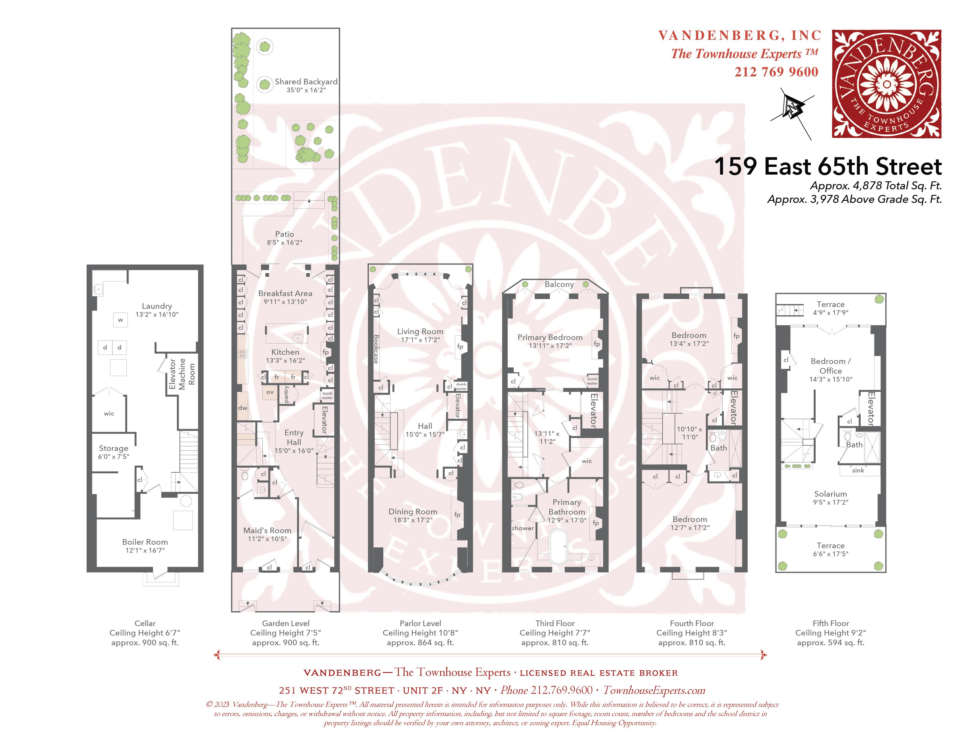 Floorplan for 159 East 65th Street, BUILDING