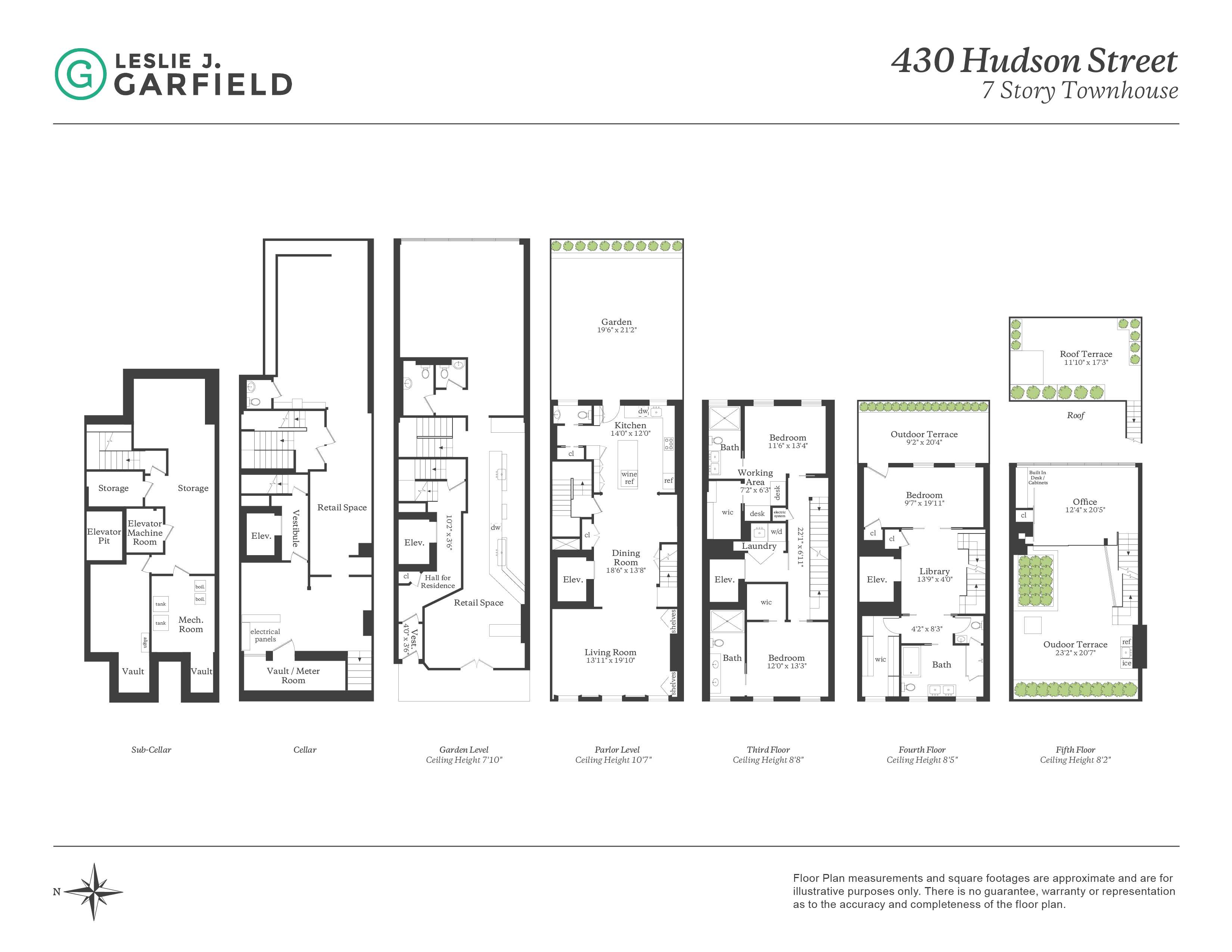 Floorplan for 430 Hudson Street