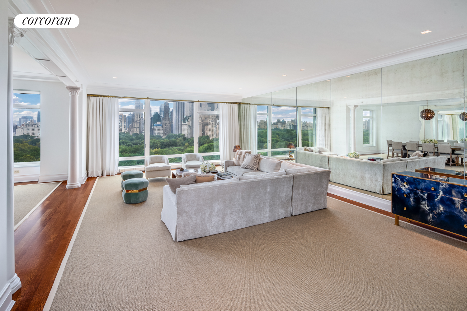 15 Central Park 15B, Lincoln Sq, Upper West Side, NYC - 4 Bedrooms  
3.5 Bathrooms  
7 Rooms - 