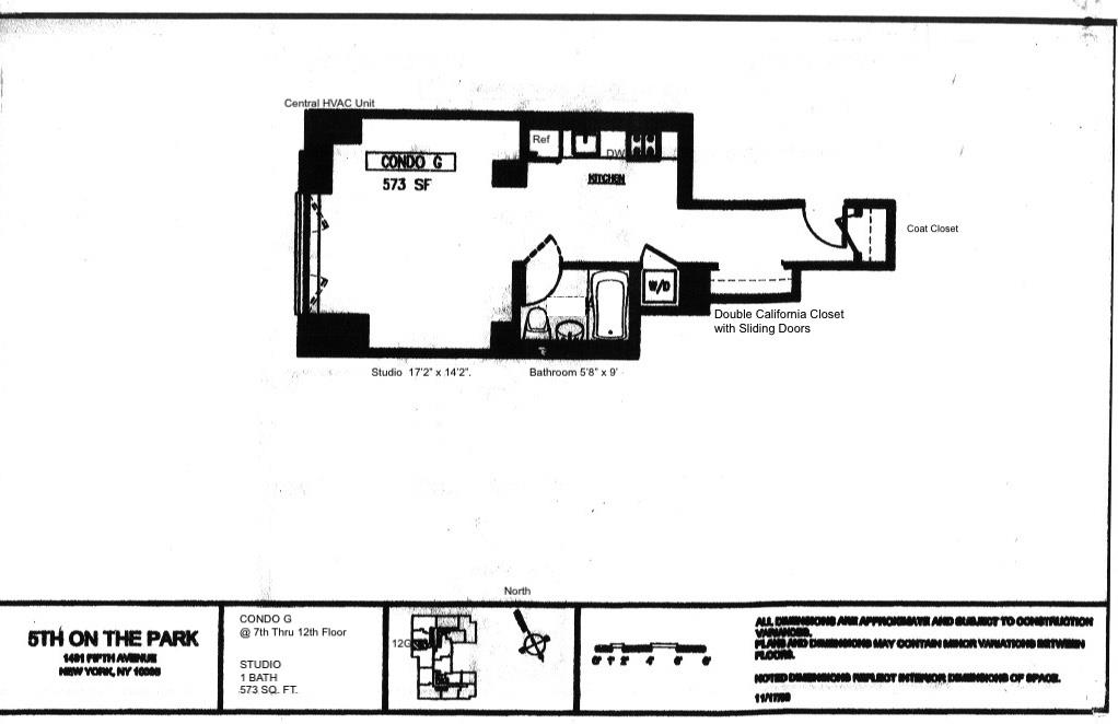 Floorplan for 1485 5th Avenue, 12-G