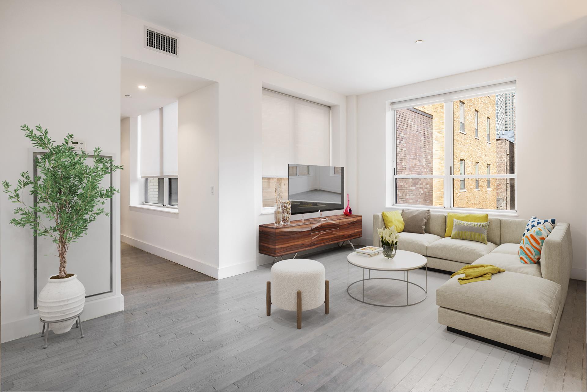 416 West 52nd Street 406, Hells Kitchen, Midtown West, NYC - 3 Bedrooms  
2 Bathrooms  
4 Rooms - 