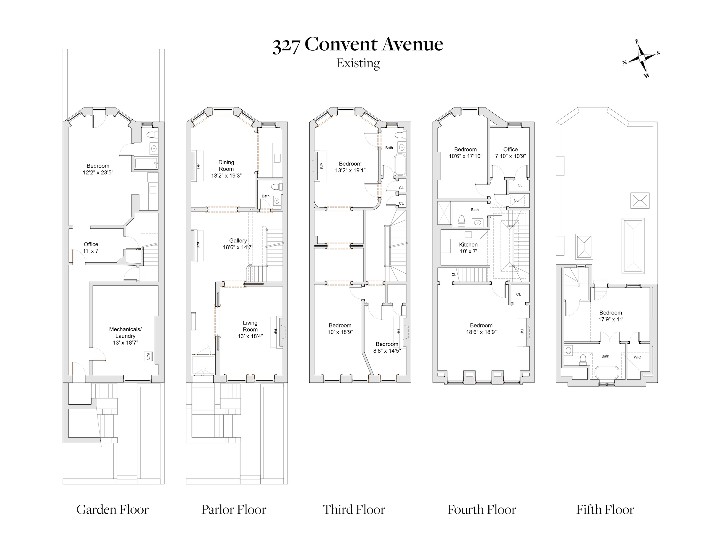 Floorplan for 327 Convent Avenue