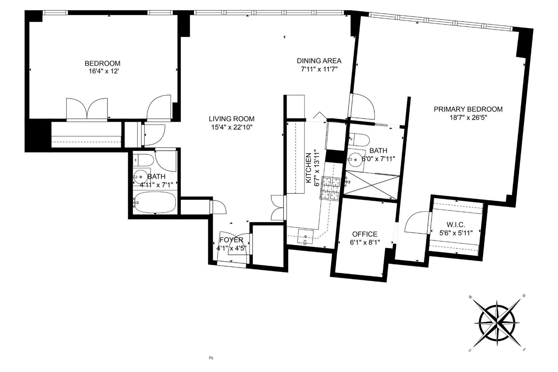 Floorplan for 225 East 36th Street, 14OP