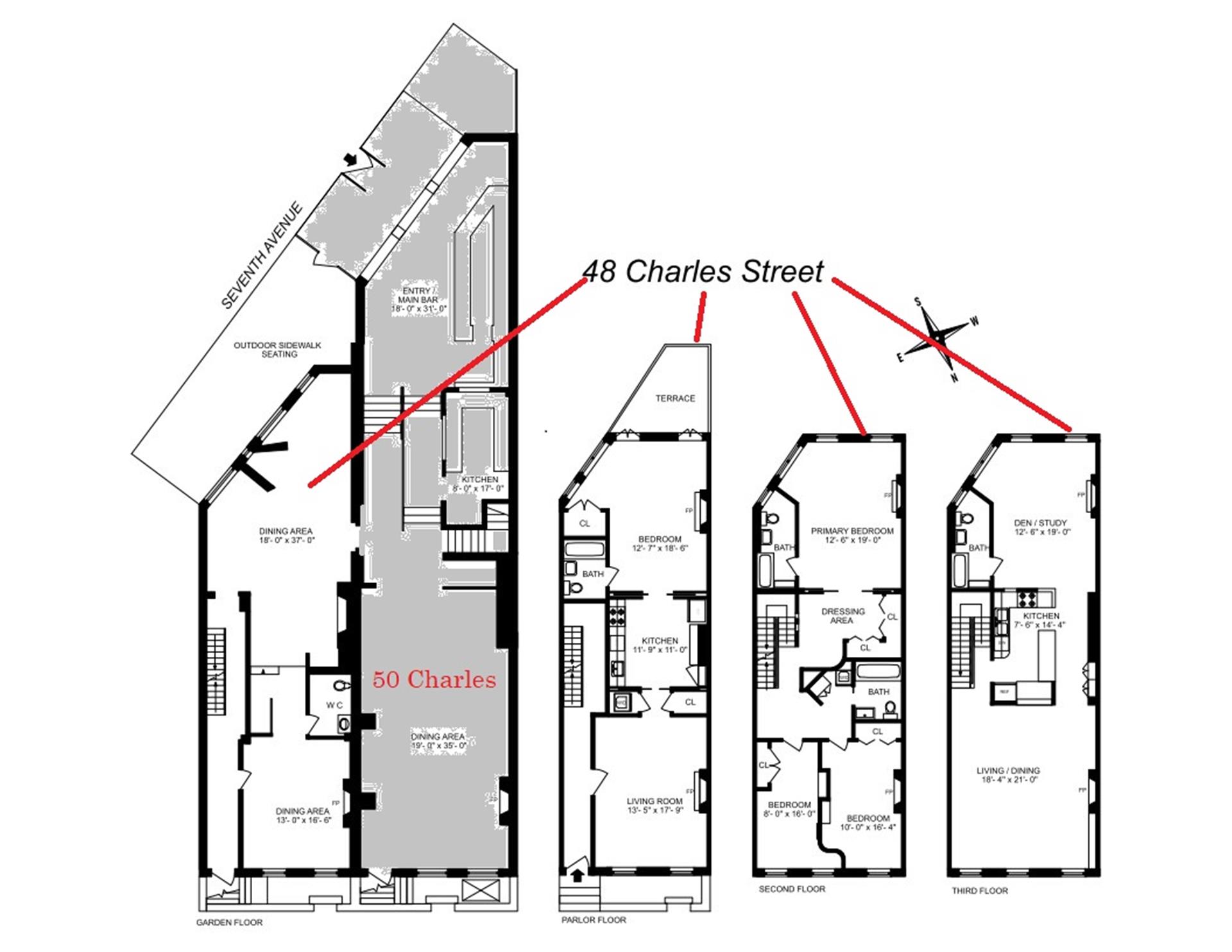 Floorplan for 48 Charles Street