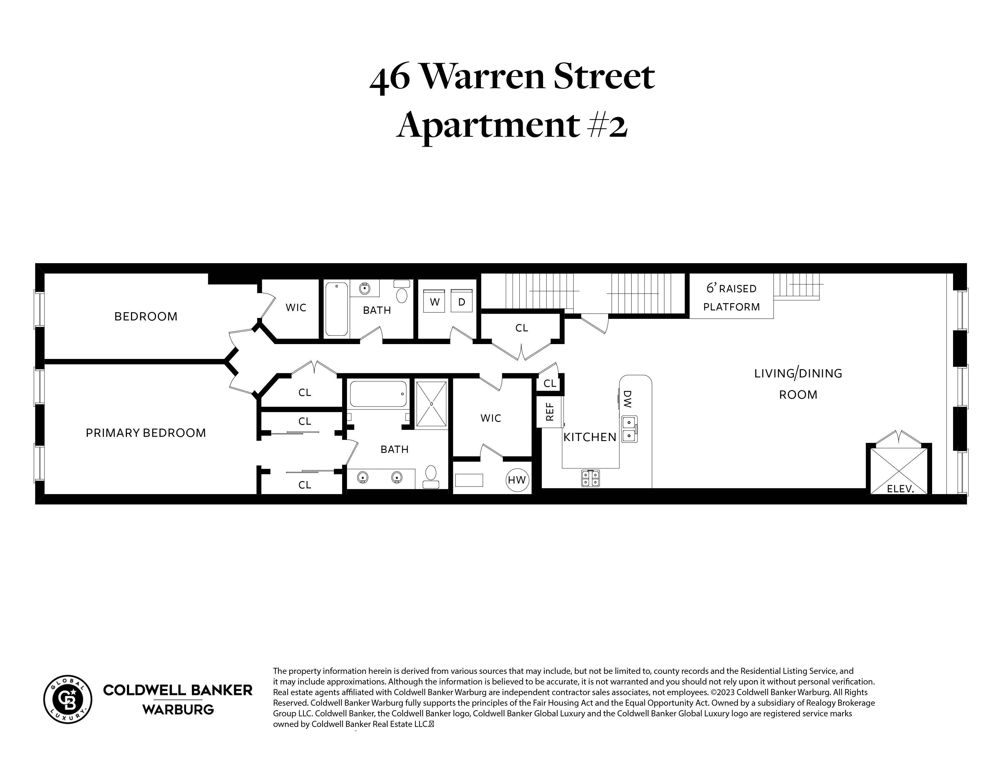 Floorplan for 46 Warren Street, 2