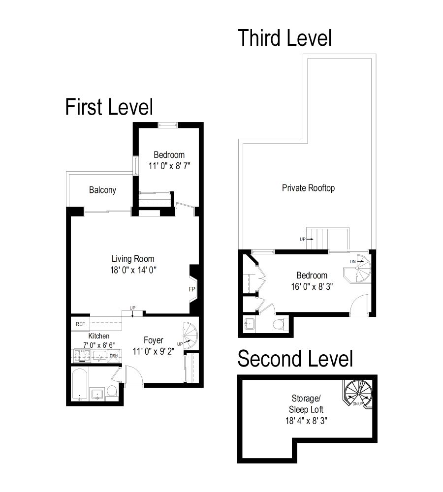 Floorplan for 24 West 83rd Street, 5R