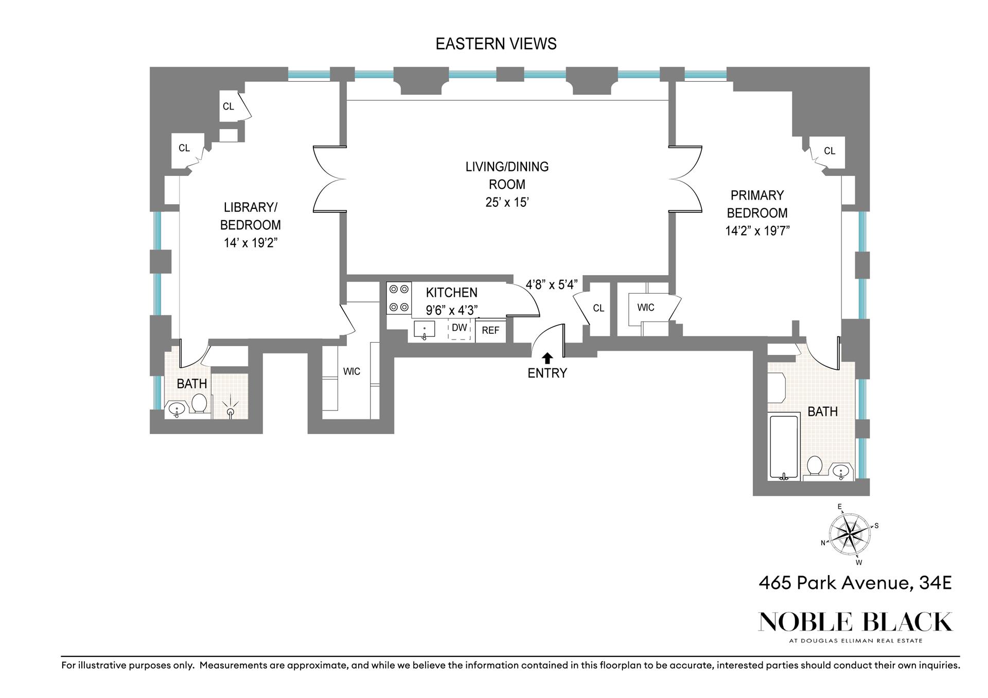 Floorplan for 465 Park Avenue, 34E
