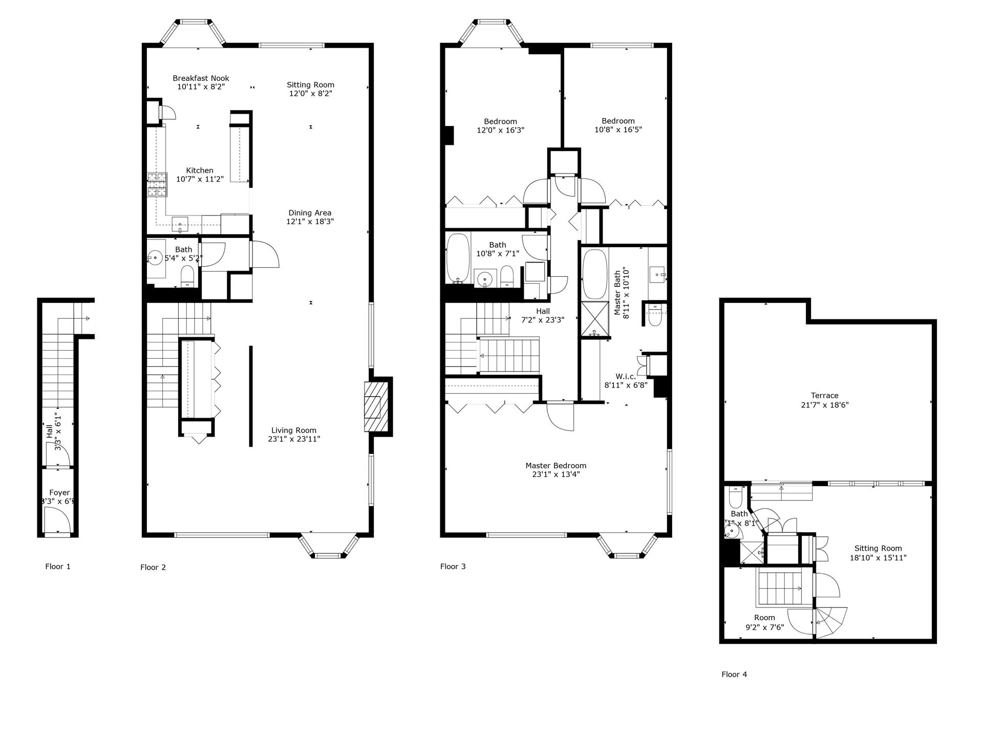 Floorplan for 1400 5th Avenue, THE2