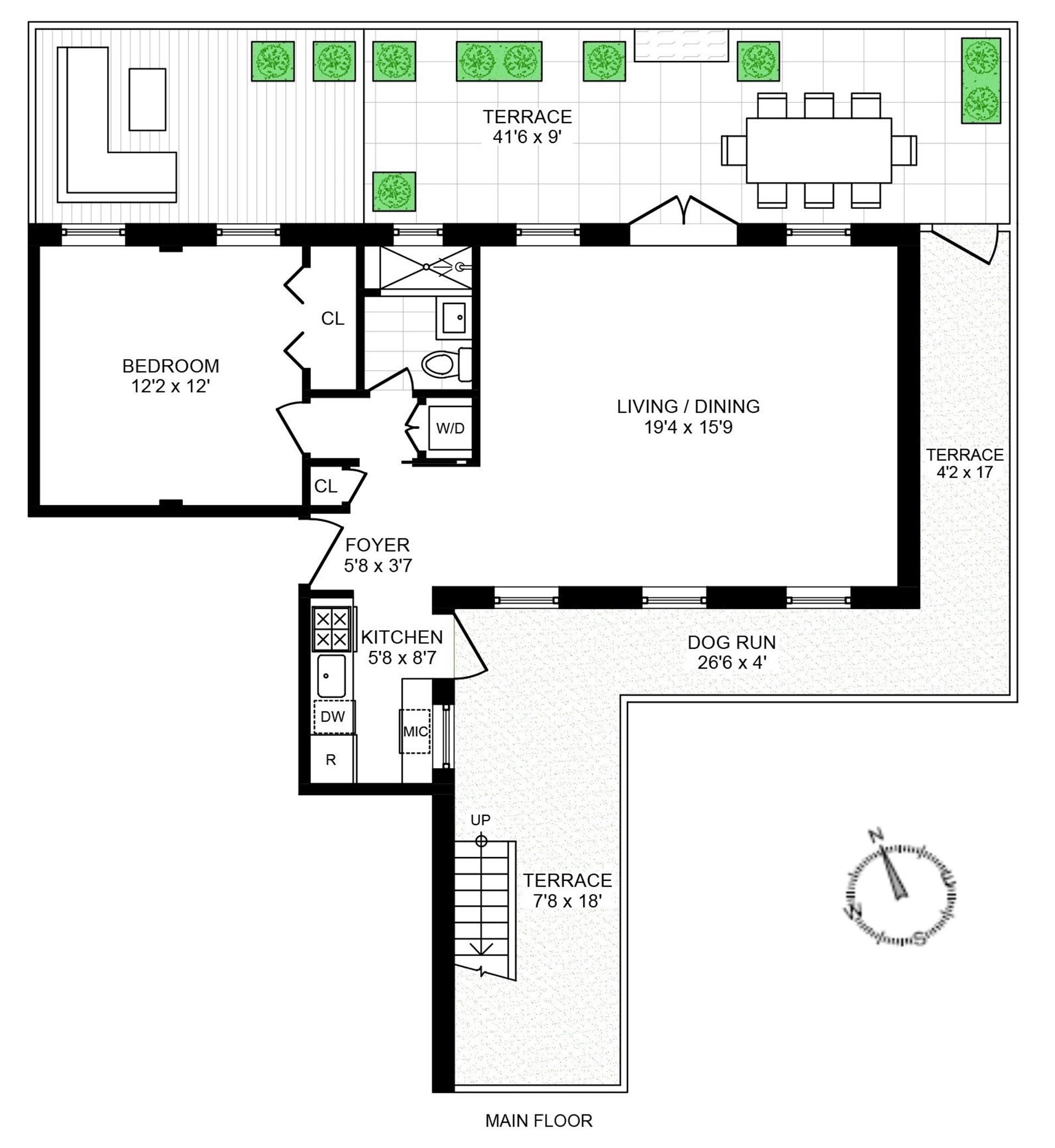 Floorplan for 140 West 58th Street, PHA