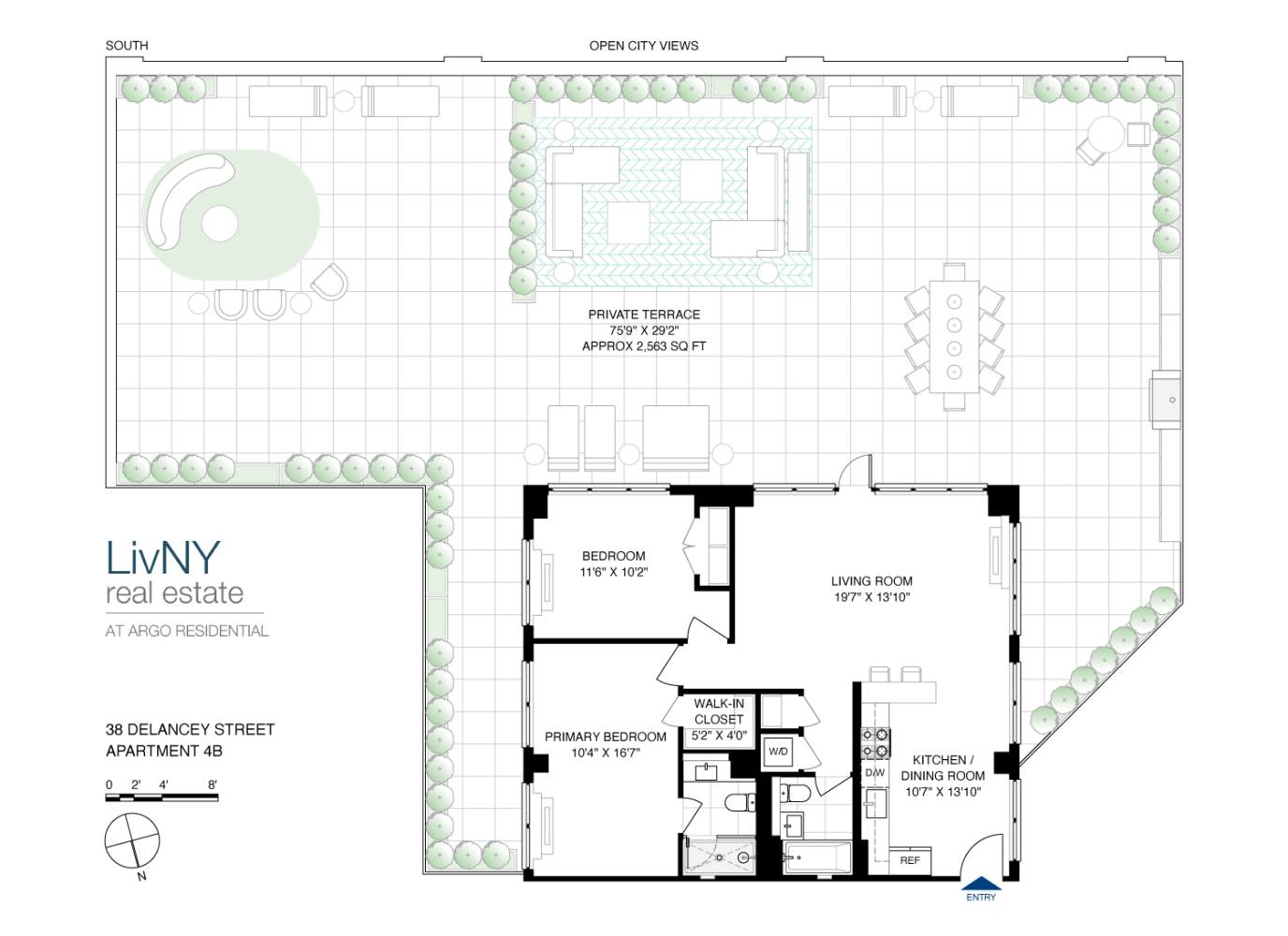 Floorplan for 38 Delancey Street, 4B