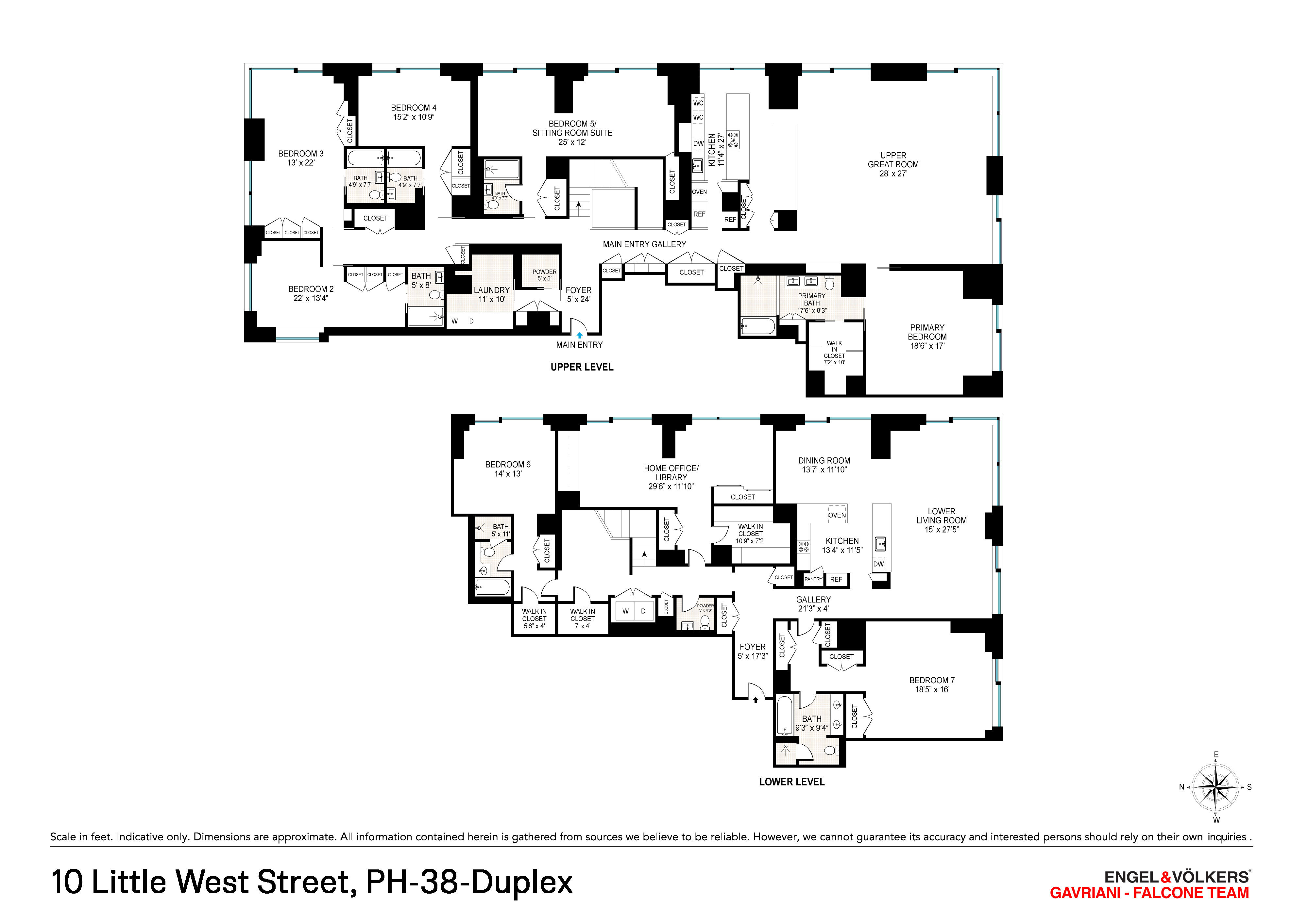 Floorplan for 10 West Street, PH-38-DUPL