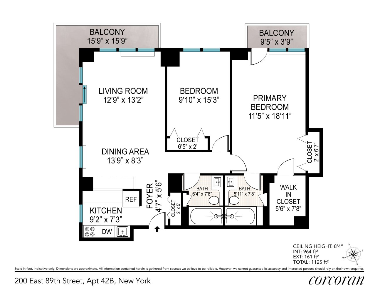 Floorplan for 200 East 89th Street, 42B