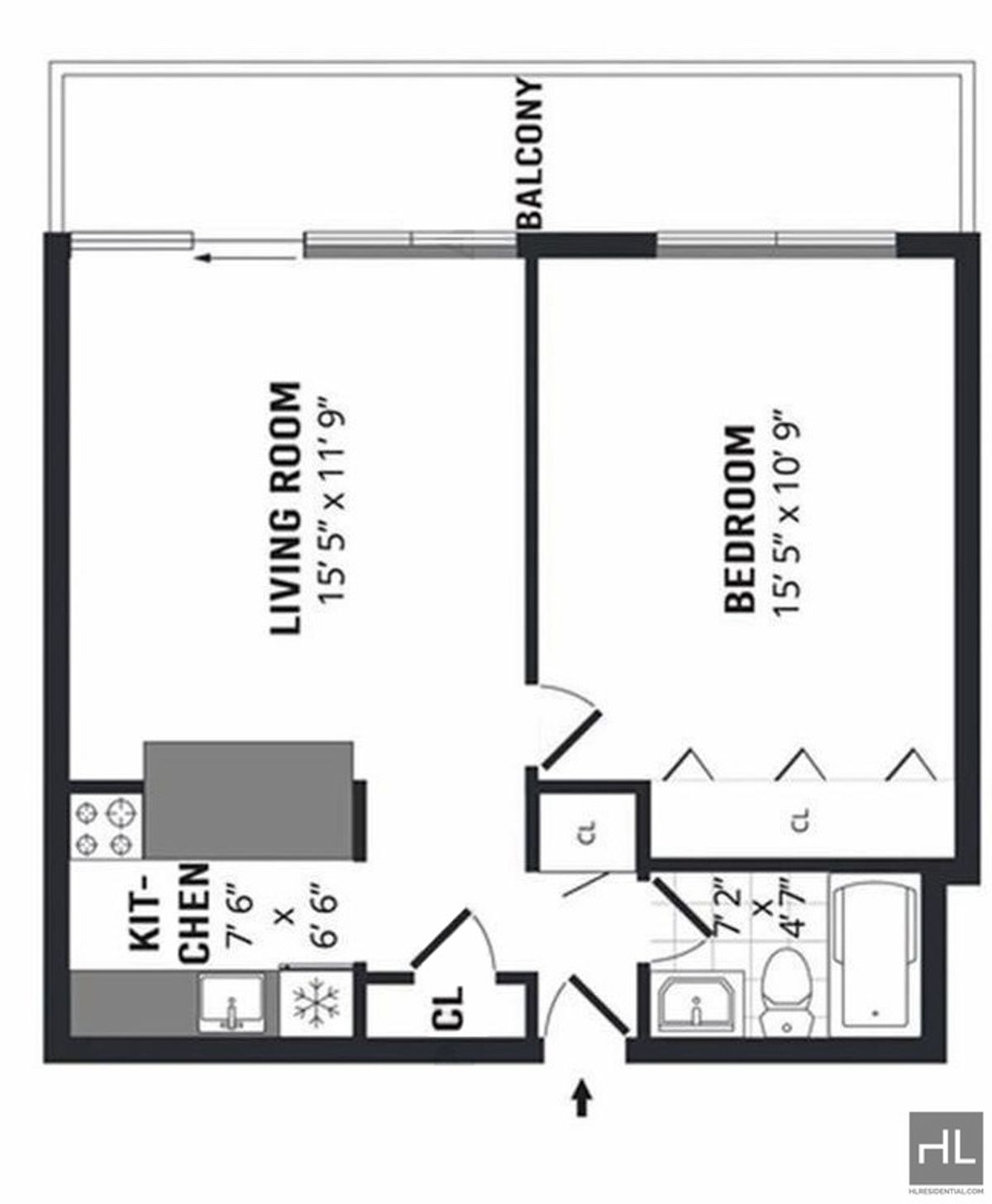 Floorplan for 25-40 Shore Boulevard