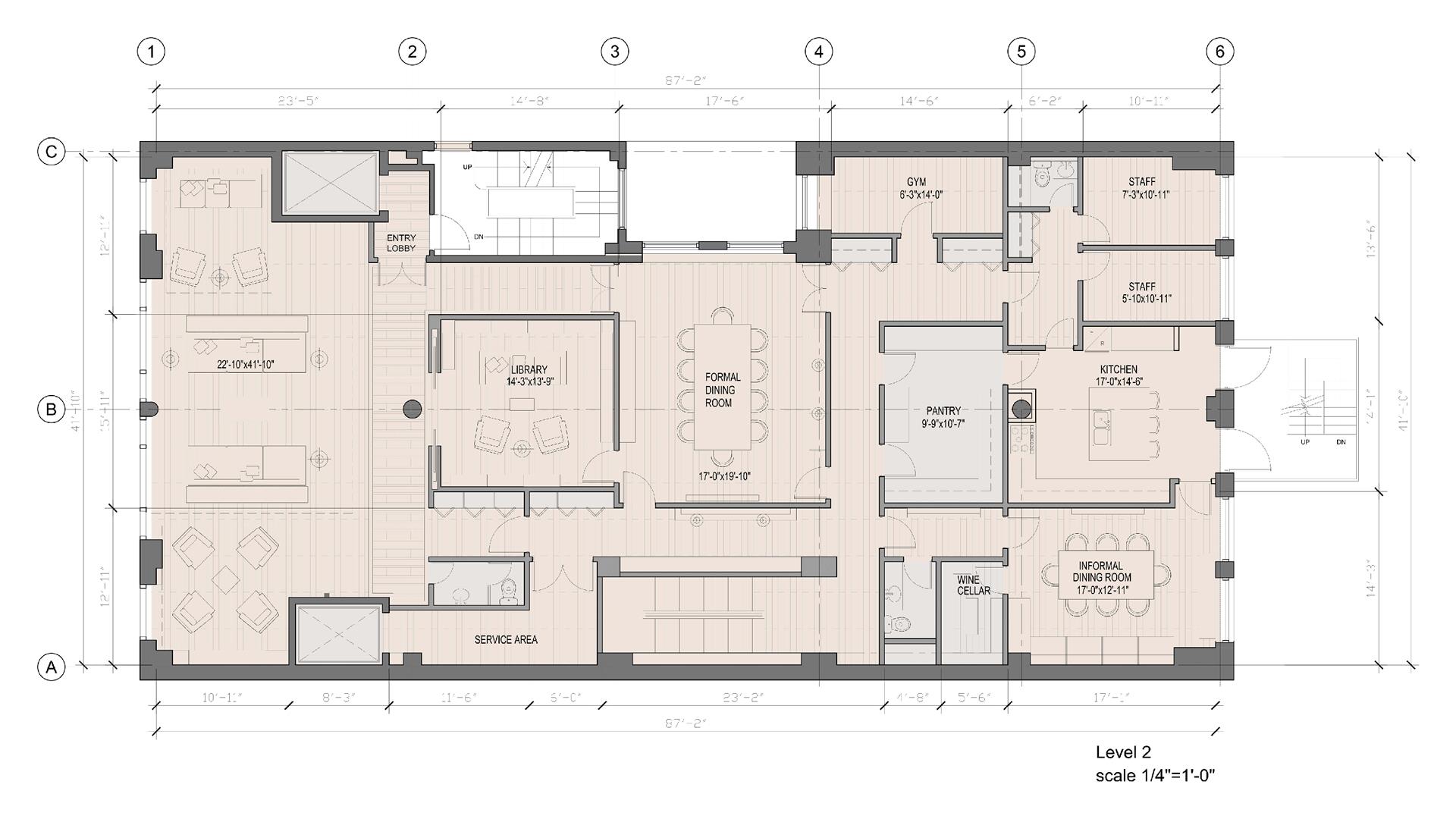 Floorplan for 25 East 21st Street, DUPLEX-2/3