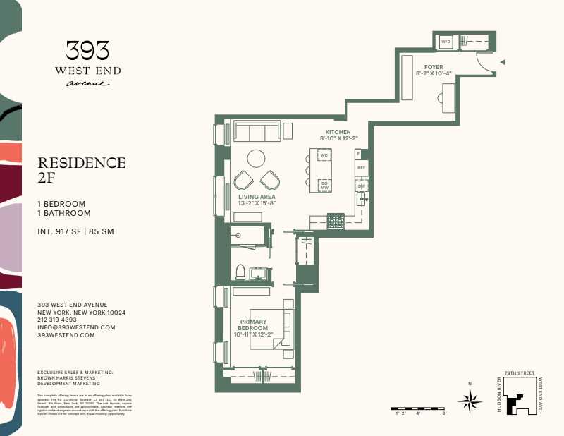 Floorplan for 393 West End Avenue, 2F