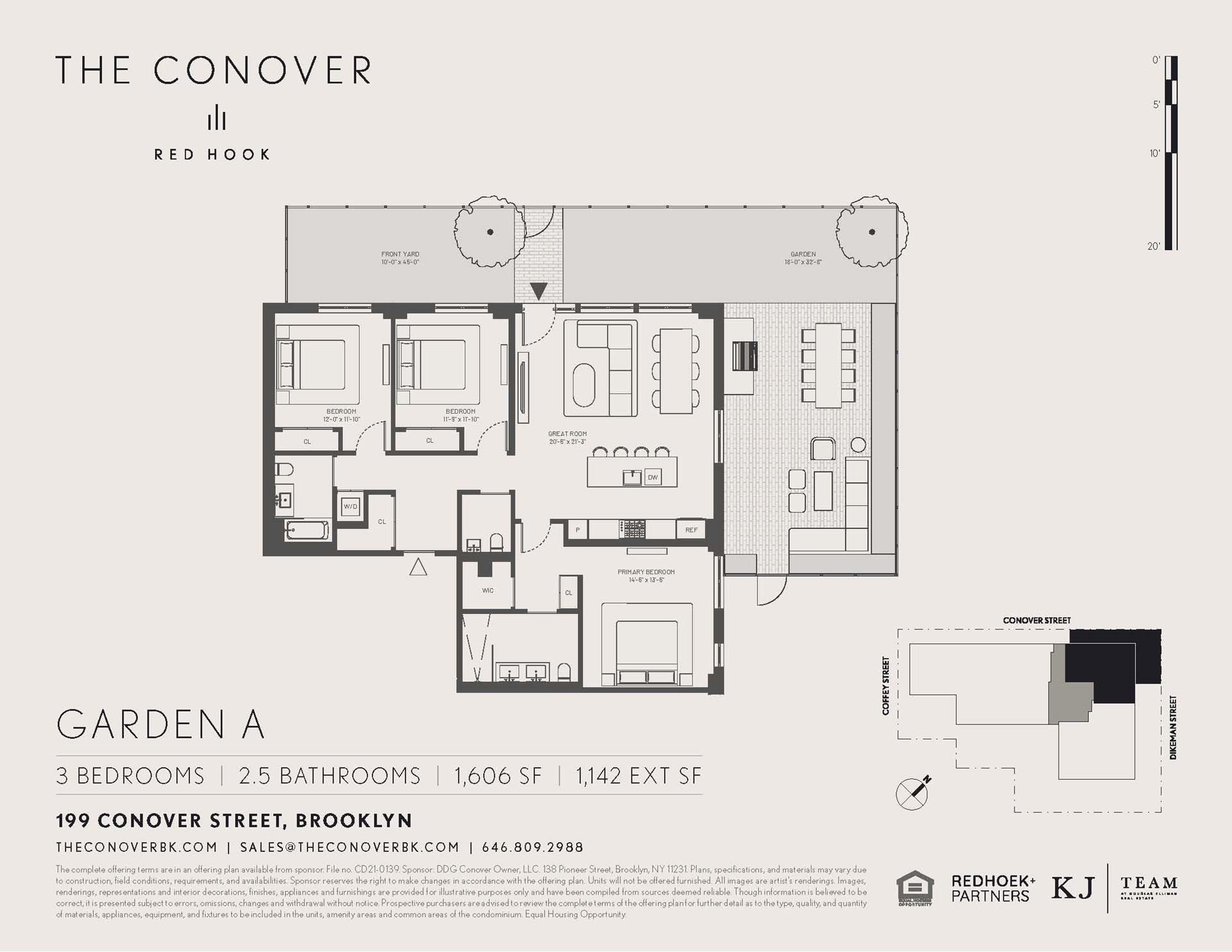 Floorplan for 199 Conover Street, GARDE