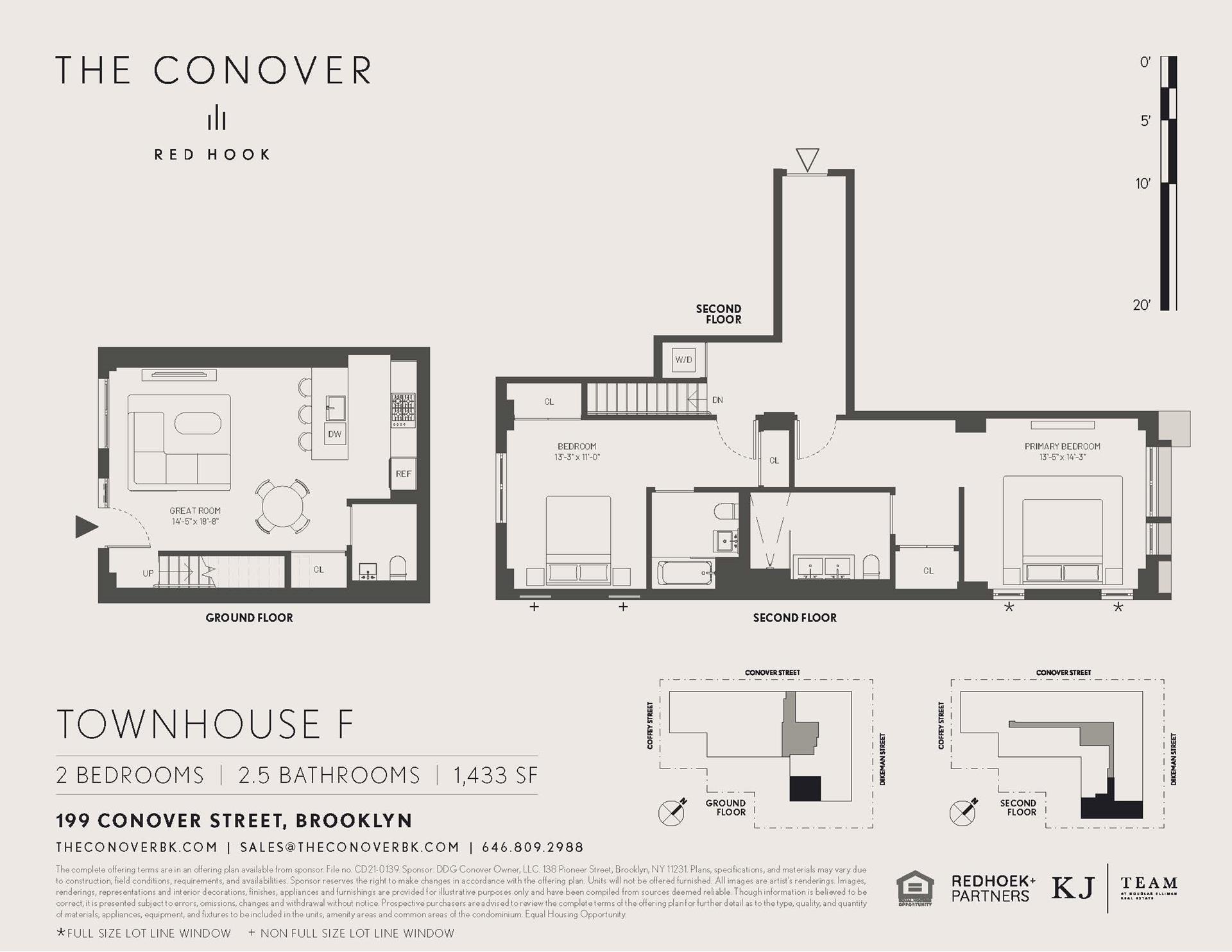 Floorplan for 199 Conover Street, THF