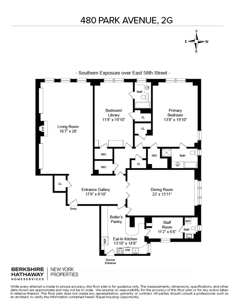 Floorplan for 480 Park Avenue, 2G