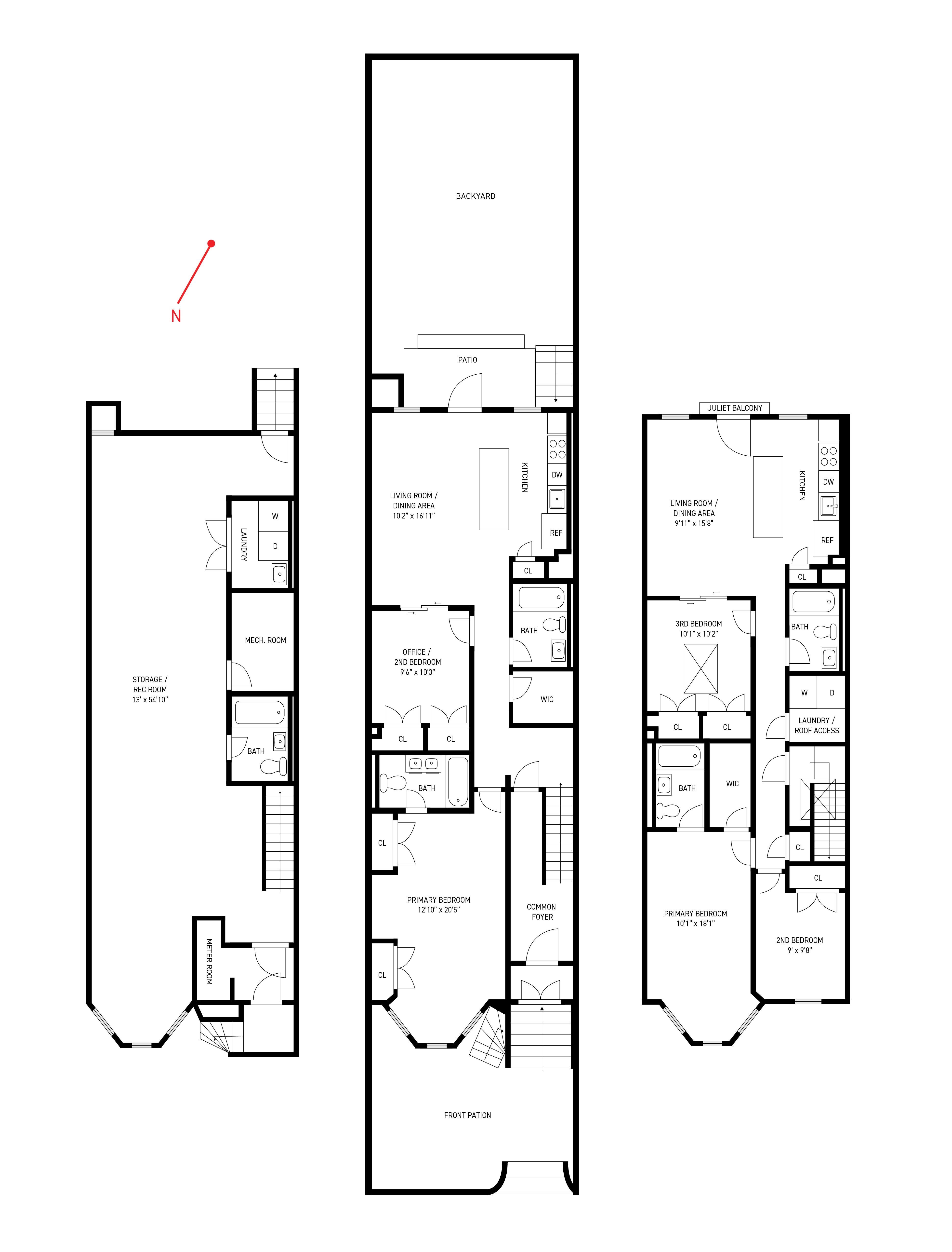 Floorplan for 1520 Putnam Avenue, BUILDING