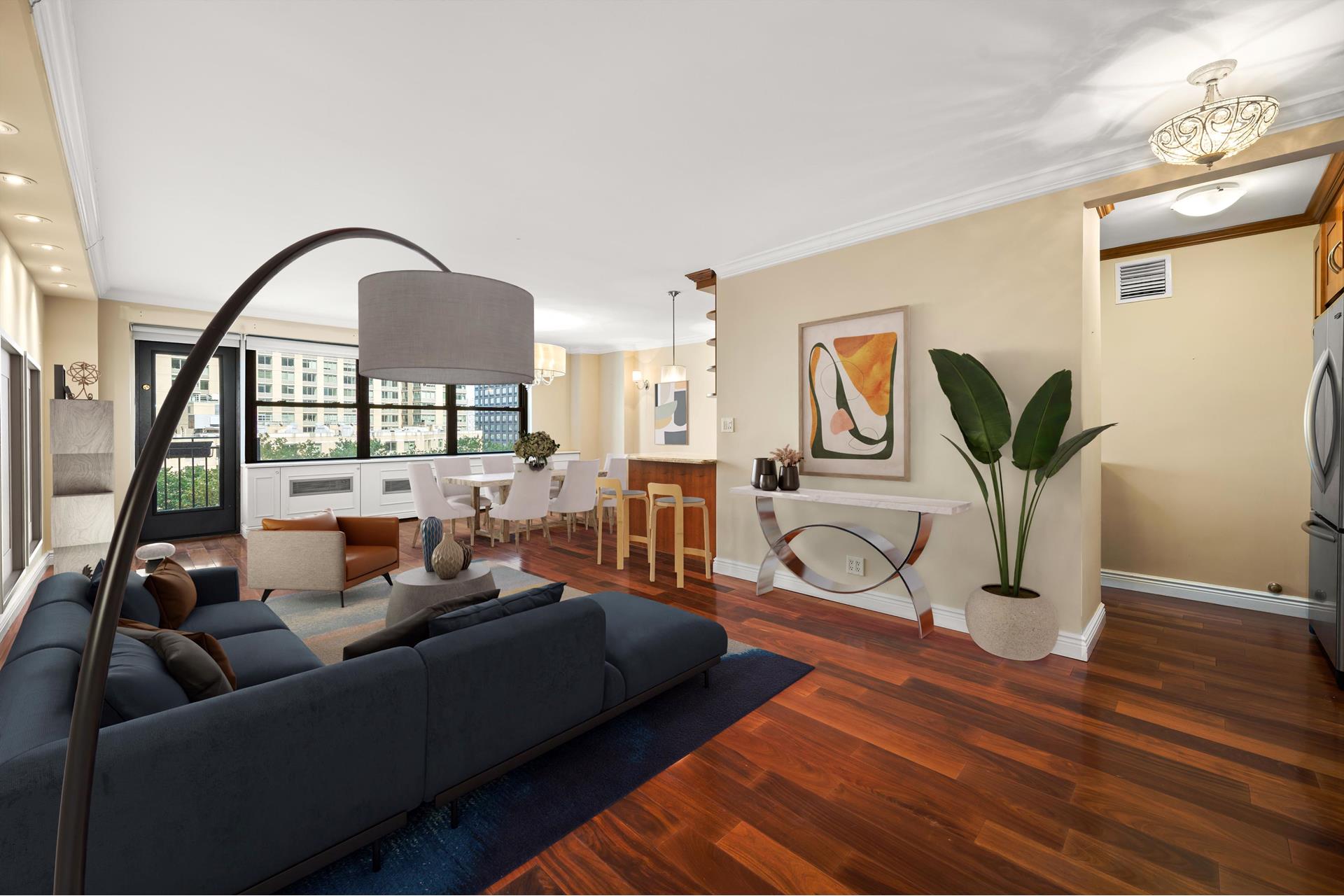 165 West End Avenue 7N, Lincoln Sq, Upper West Side, NYC - 2 Bedrooms  
2 Bathrooms  
5 Rooms - 