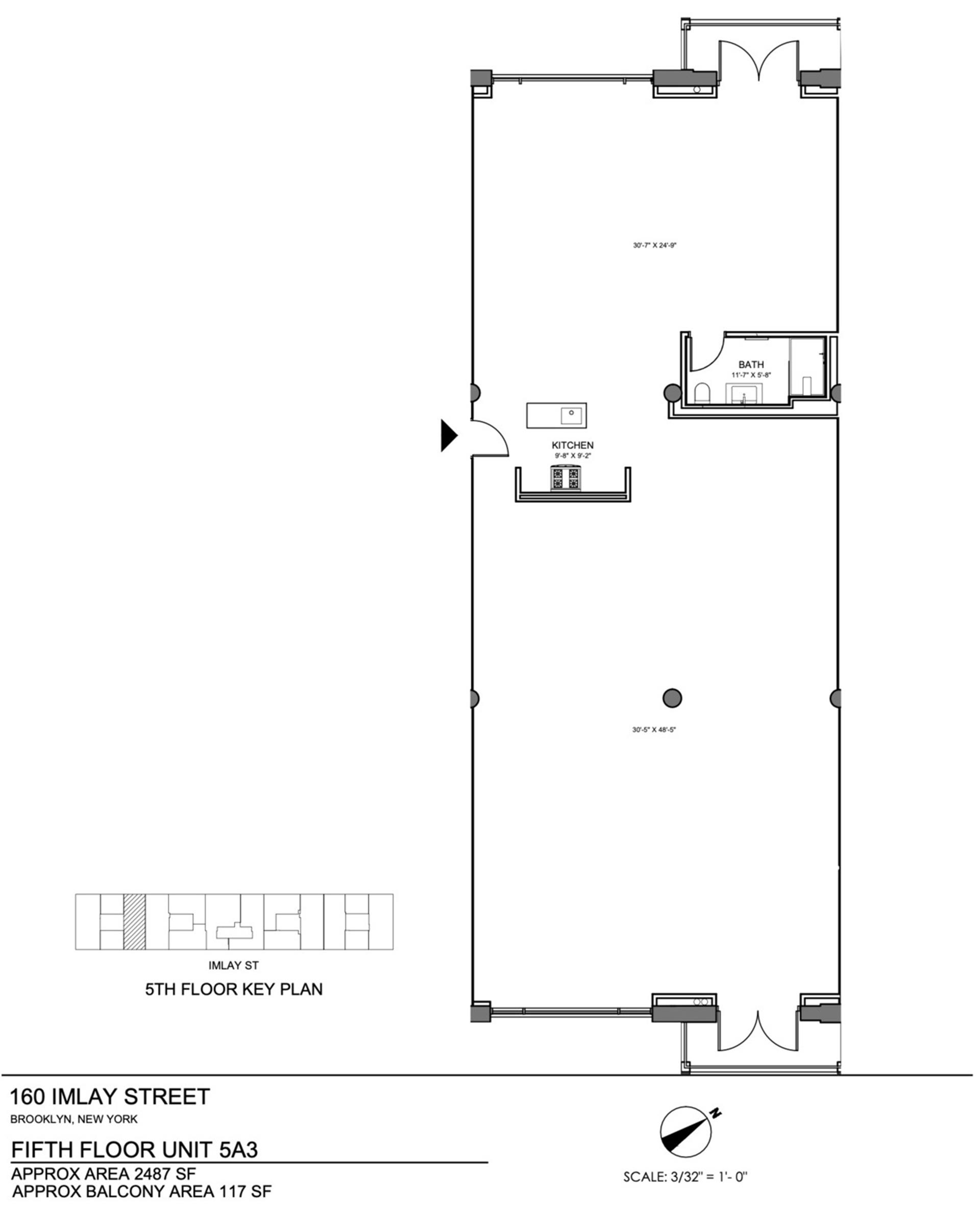 Floorplan for 160 Imlay Street, 5A3