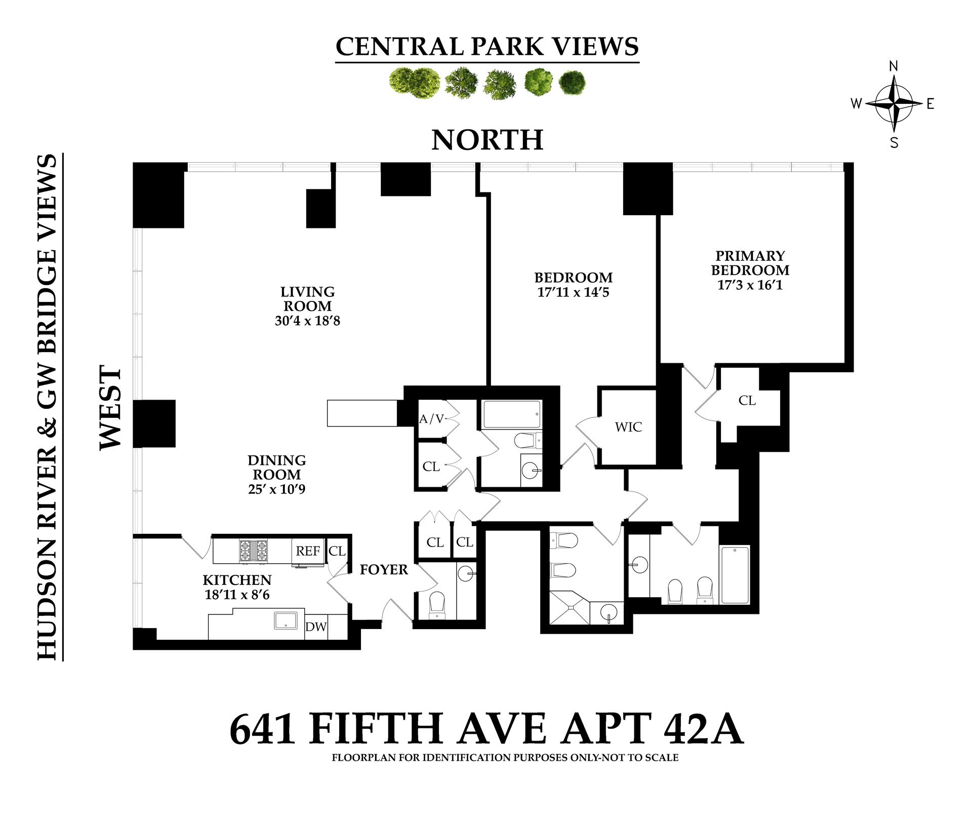 Floorplan for 641 5th Avenue, 42A