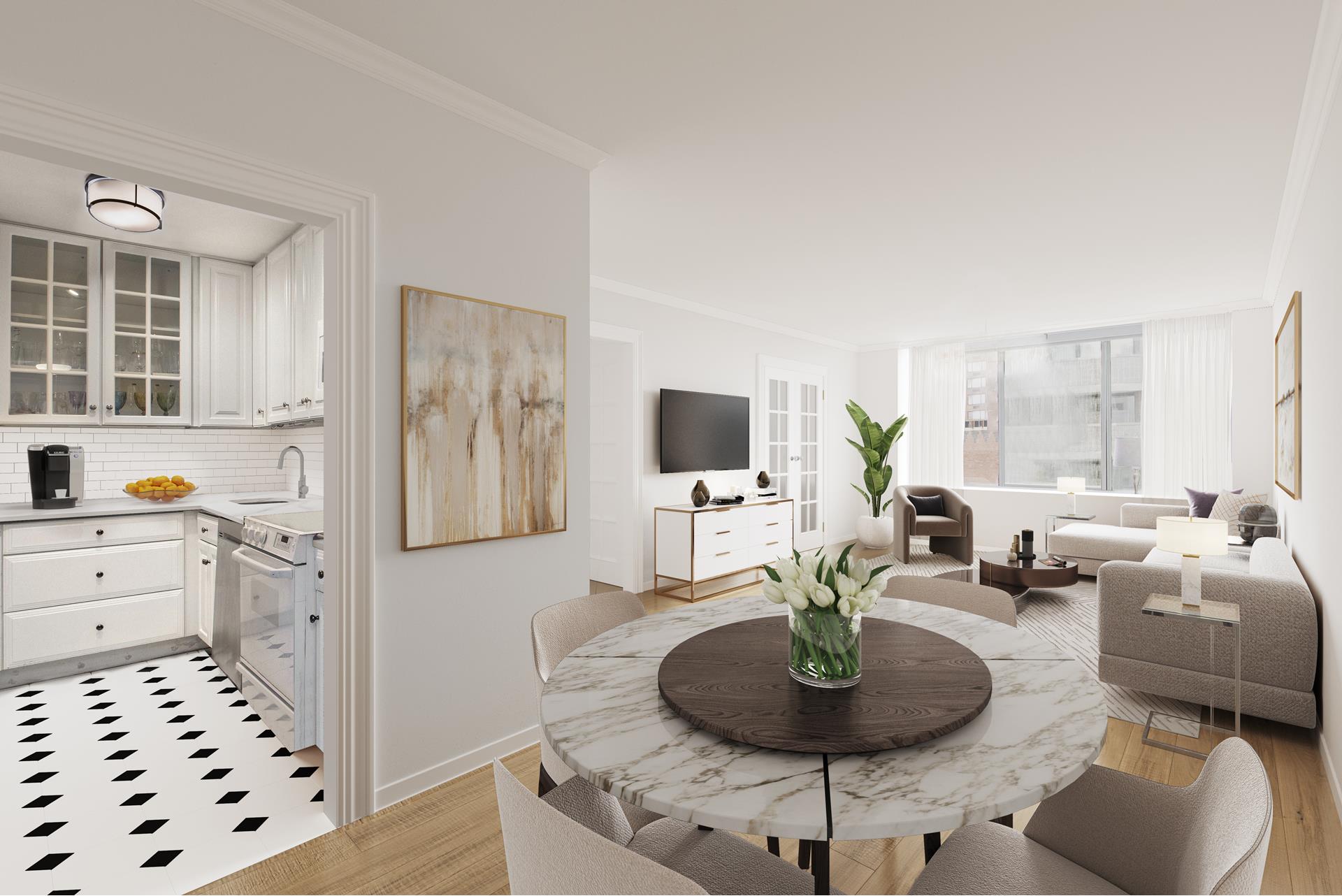 61 West 62nd Street 26G, Lincoln Sq, Upper West Side, NYC - 2 Bedrooms  
2 Bathrooms  
4 Rooms - 