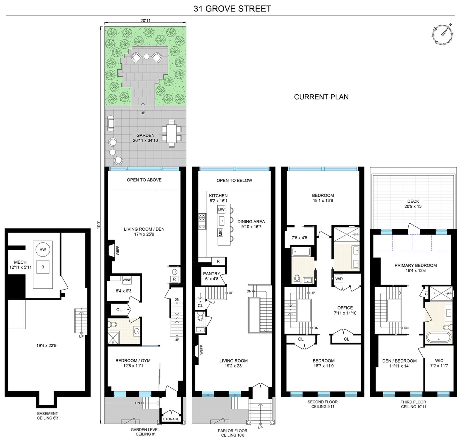 Floorplan for 31 Grove Street