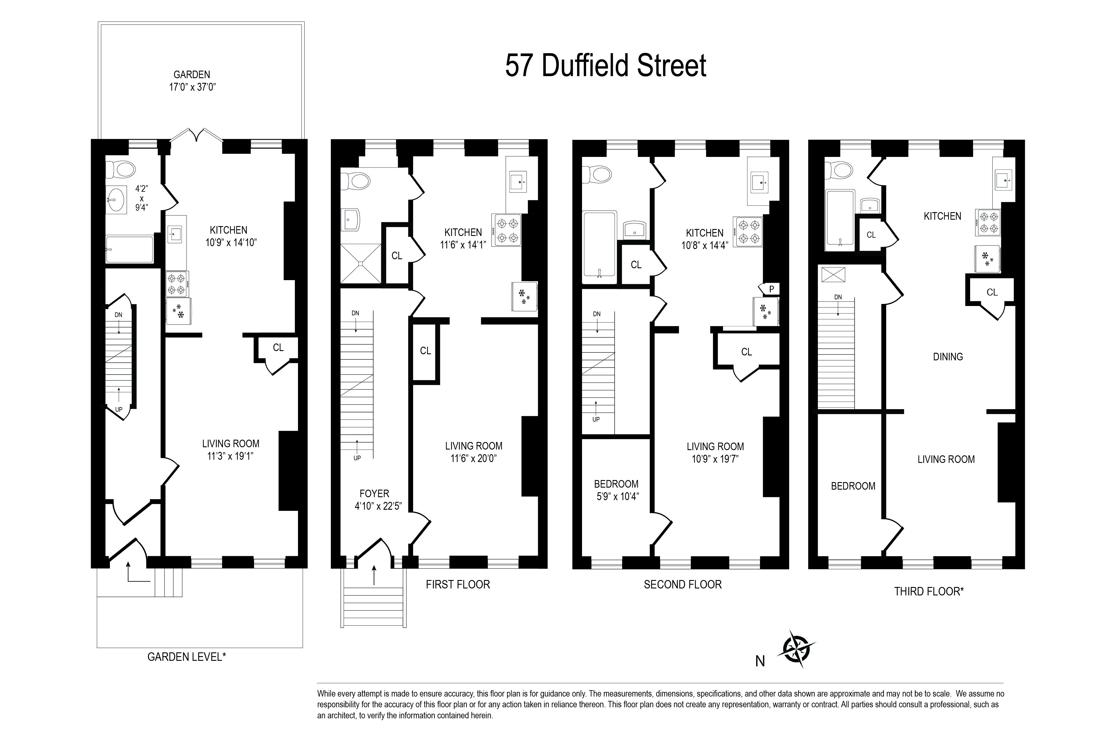 Floorplan for 57 Duffield Street