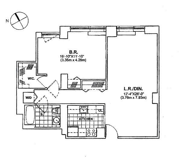 Floorplan for 215 East 96th Street, 35A