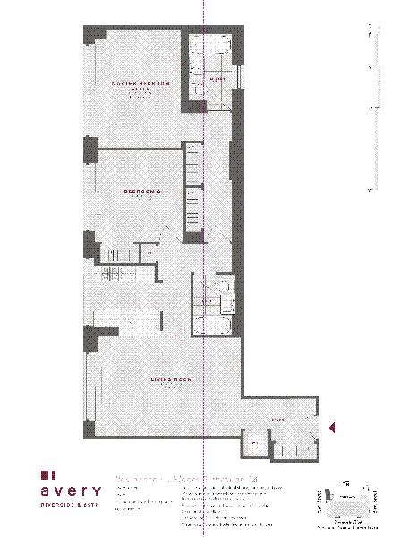 Floorplan for 100 Riverside Boulevard, 6-C