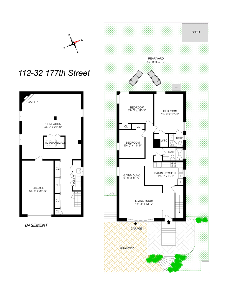 Floorplan for 112-32 177th Street