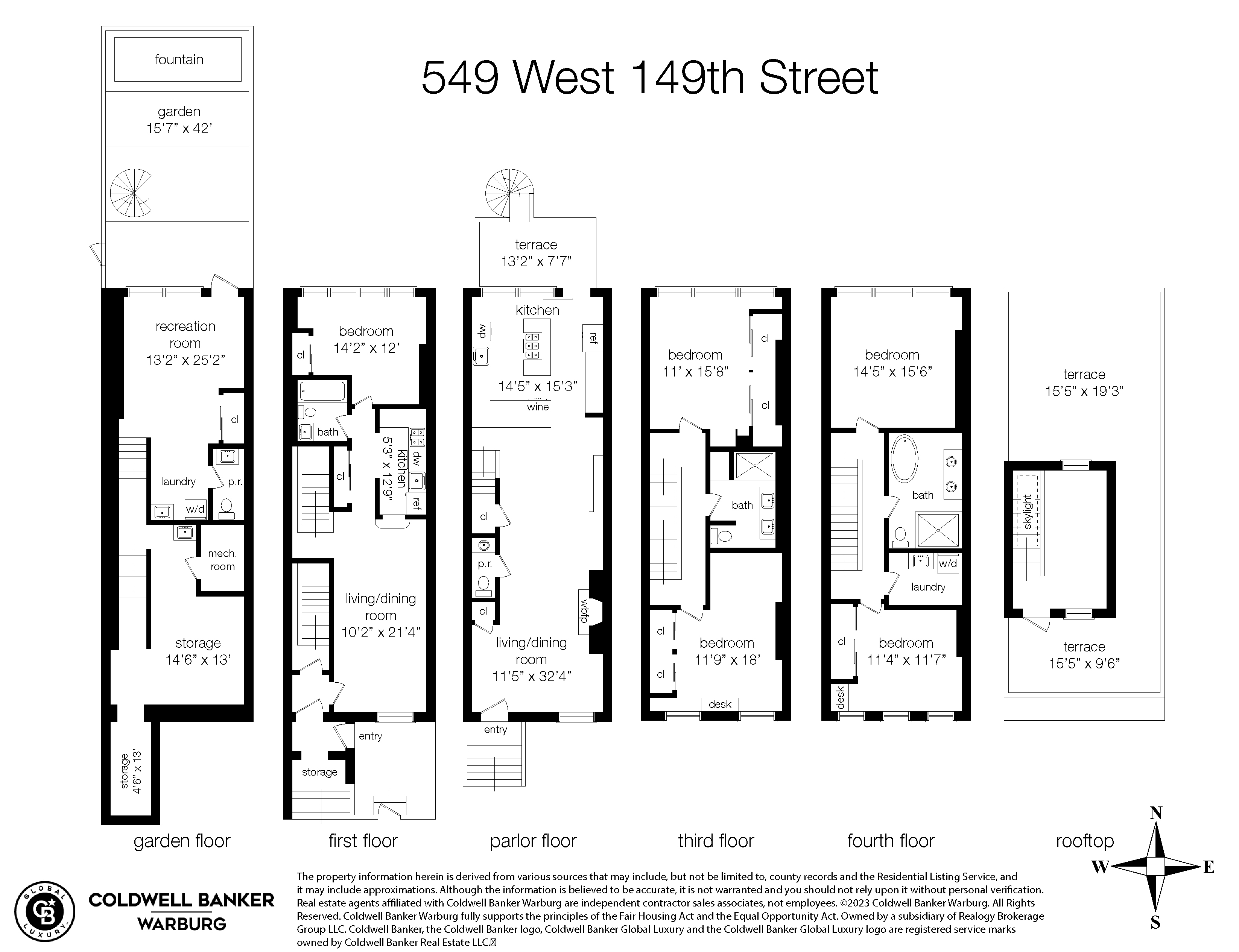 Floorplan for 549 West 149th Street