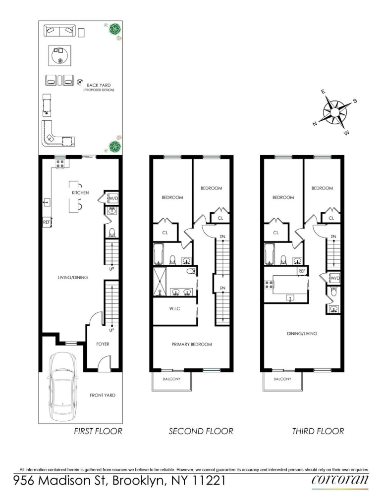 Floorplan for 956 Madison Street