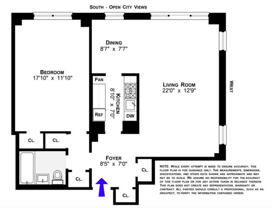 Floorplan for 11 Riverside Drive, 15TE