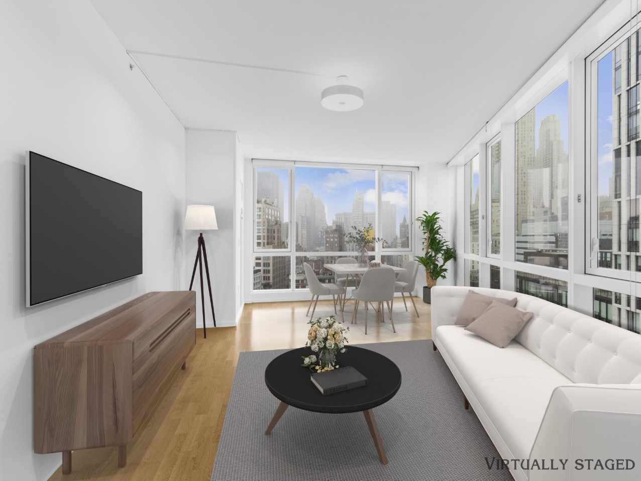 200 Chambers Street 17G, Tribeca, Downtown, NYC - 2 Bedrooms  
2.5 Bathrooms  
5 Rooms - 