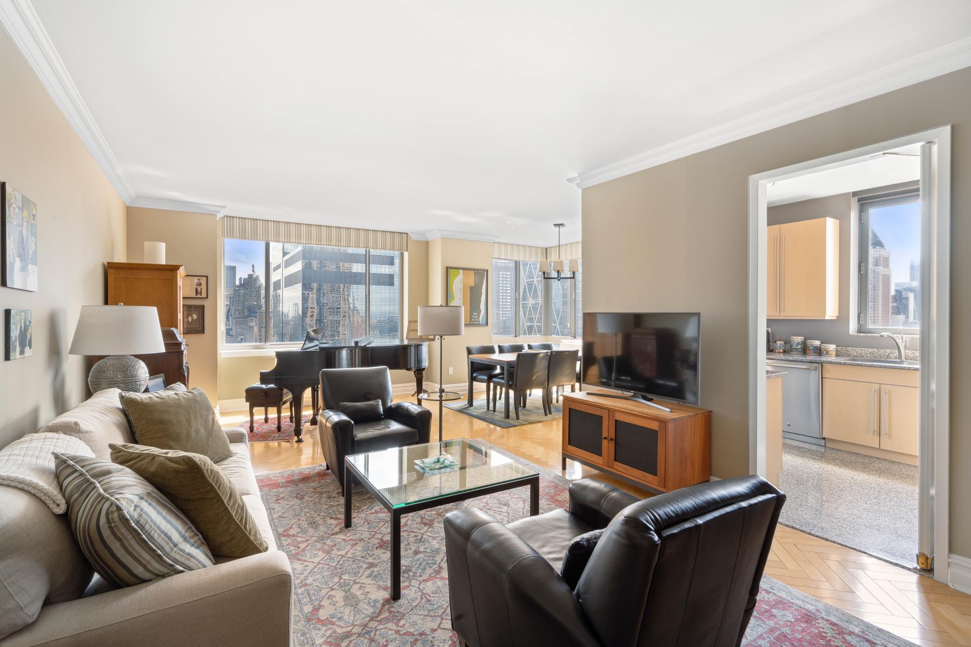 2 Columbus Avenue 29C, Lincoln Sq, Upper West Side, NYC - 2 Bedrooms  
2.5 Bathrooms  
5 Rooms - 