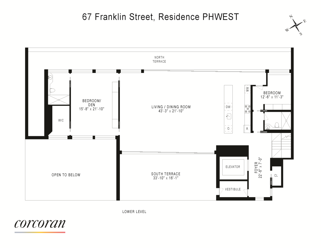 Floorplan for 67 Franklin Street, PHWEST
